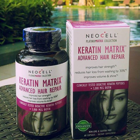 วิตามินลดผมร่วงสูตรเข้มข้น Neocell Keratin Matrix Advanced Hair Repair รูปที่ 1