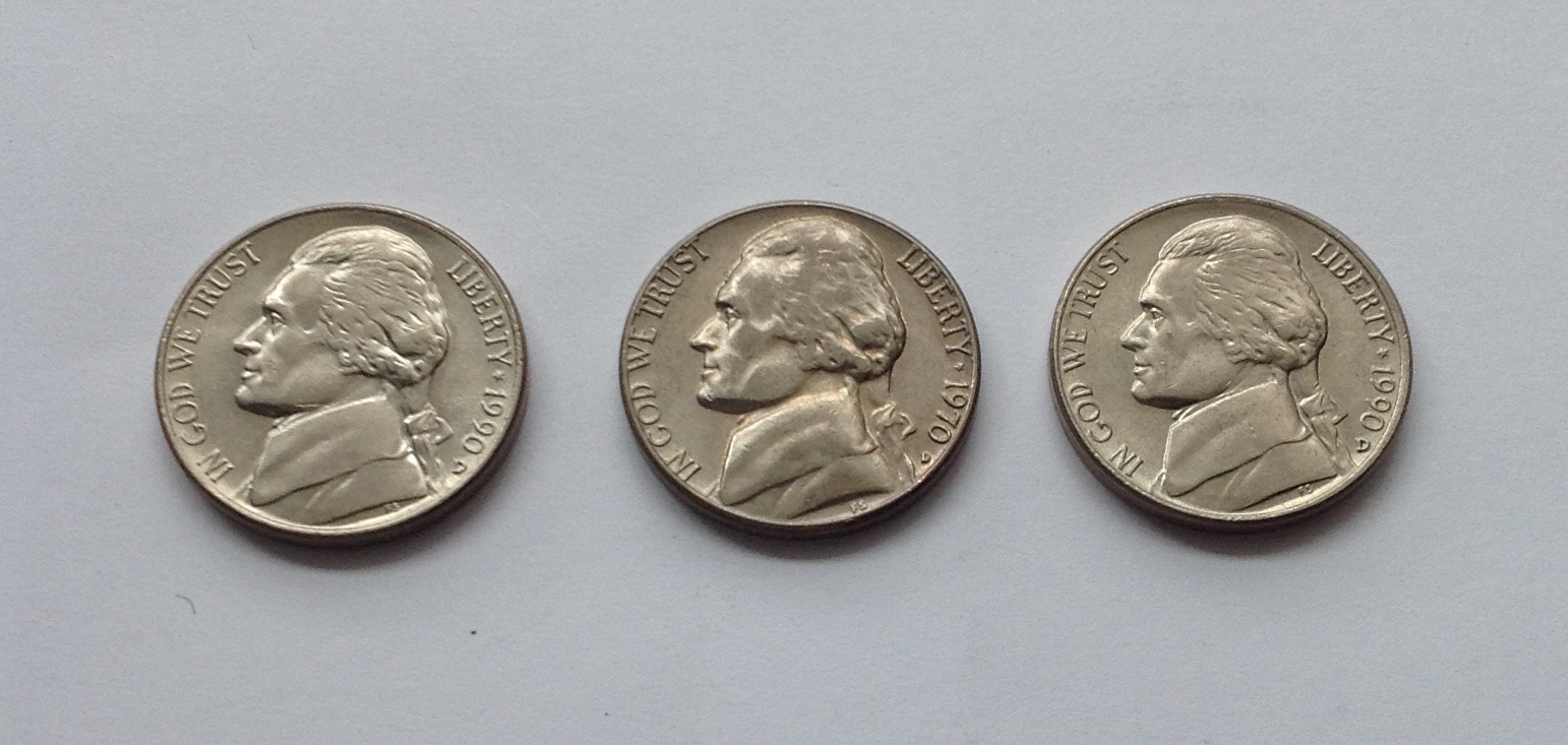 ขายเหรียญเก่า US. Five cents Coins รูปที่ 1