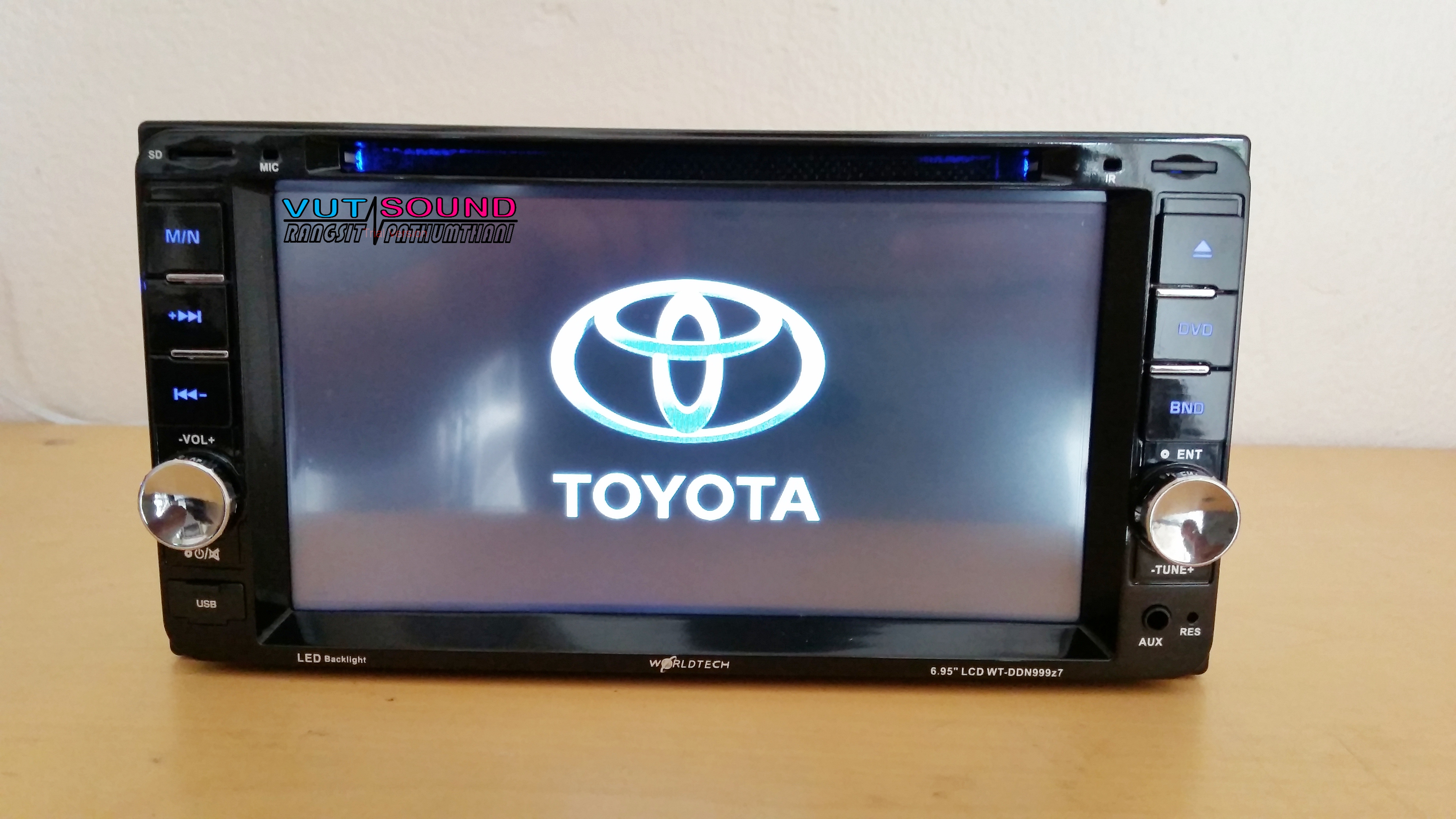 ใหม่ เครื่องเล่นDVD 2DIN สำหรับTOYOTA ตรงรุ่น รูปที่ 1