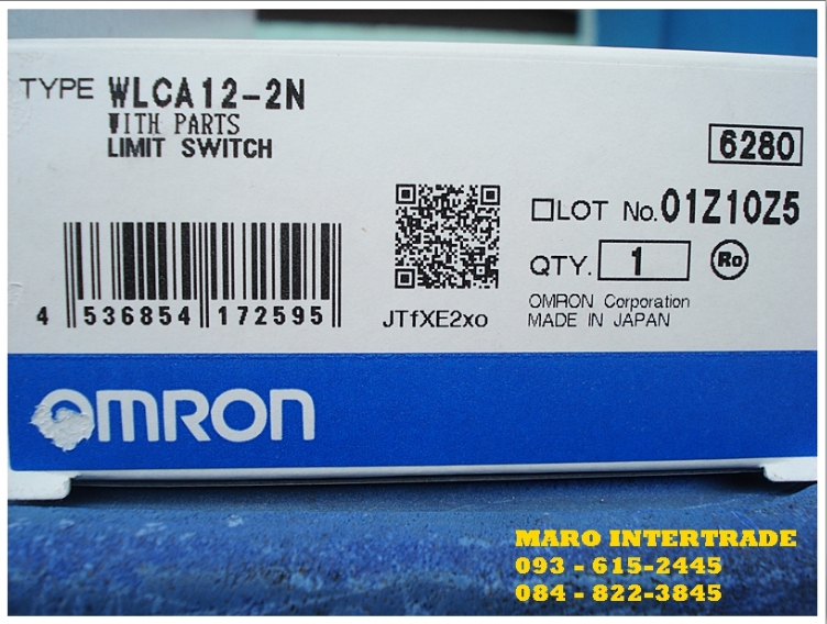 OMRON LIMIT SWITCH WLCA-12-2N รูปที่ 1
