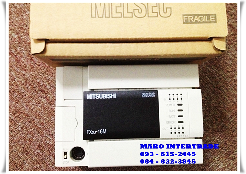 PLC MITSUBISHI FX3U-16MT/ES-A รูปที่ 1