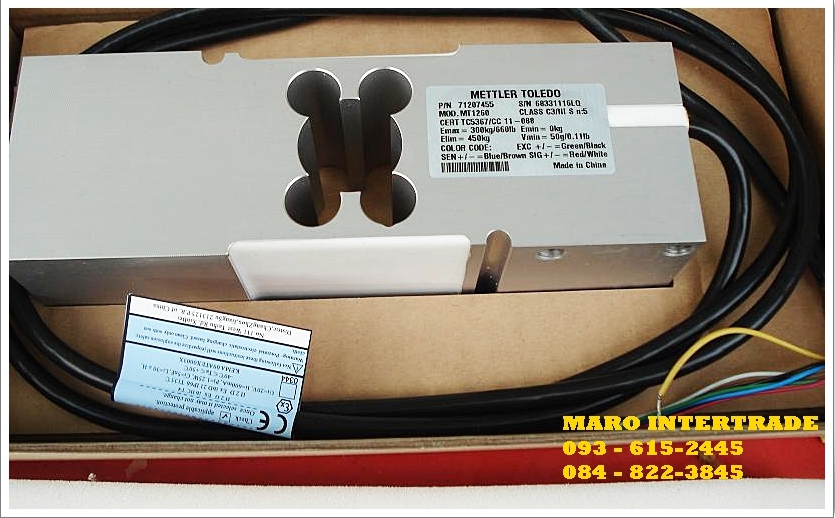 METTLER TOLEDO LOAD CELL MT-1260 รูปที่ 1