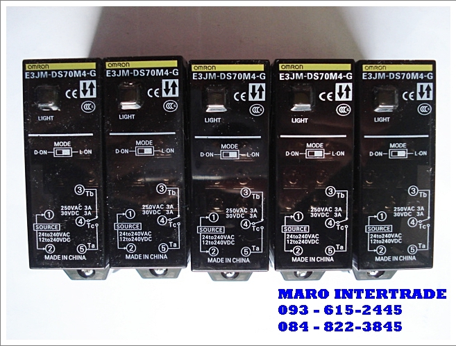 OMRON PHOTOELECTRIC SWITCH E3JM-DS70M4-G รูปที่ 1