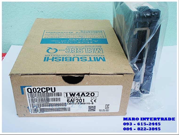 PLC MITSUBISHI Q02CPU รูปที่ 1