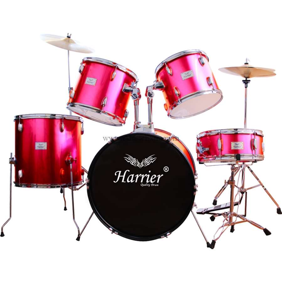 กลองชุด Harrier 5 ชิ้น รุ่น HR 2190 (ฺRed) รูปที่ 1