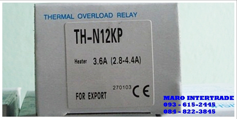 THERMAL OVERLOAD RELAY MITSUBISHI TH-N12KP รูปที่ 1