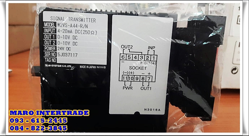 SIGNAL TRANSMITTER M-SYSTEM W2YS-A44-R/N รูปที่ 1