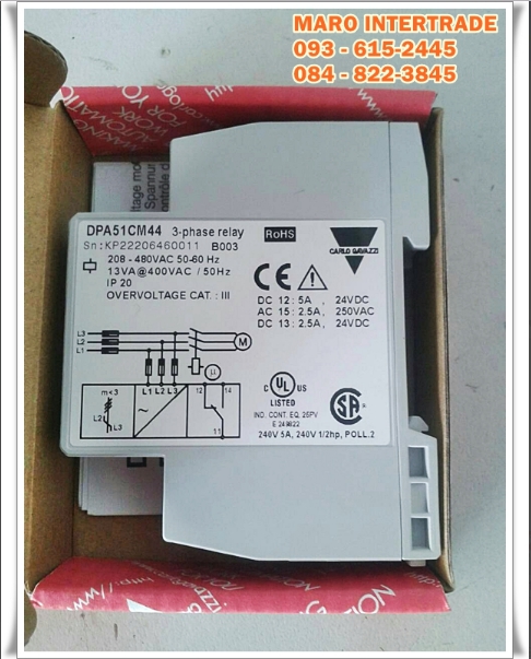 CARLO GAVAZZI RELAYS DPA51CM44 รูปที่ 1