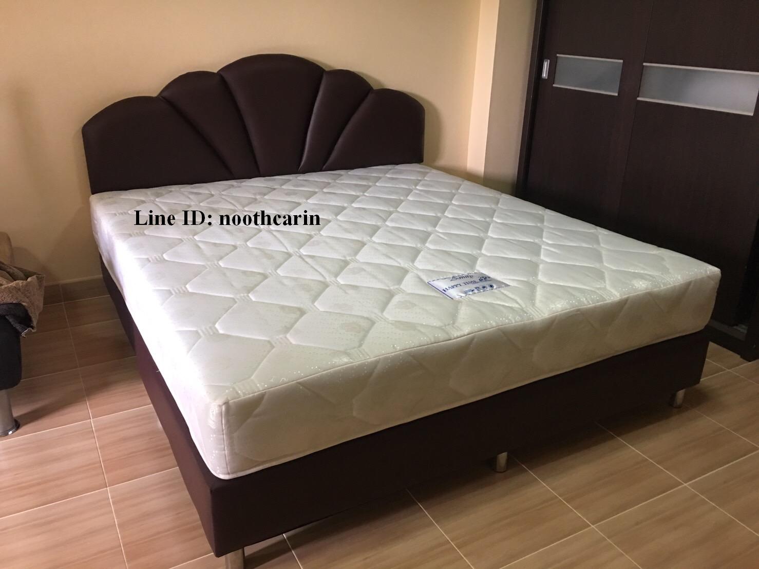 ที่นอนพร้อมฐานรองและหัวเตียงคุณภาพดีพร้อมส่งฟรีถึงบ้าน รูปที่ 1
