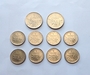 รูปย่อ เหรียญเก่า ประเทศฝรั่งเศส ปี 1969 - 1978 รวม 10 เหรียญ รูปที่2