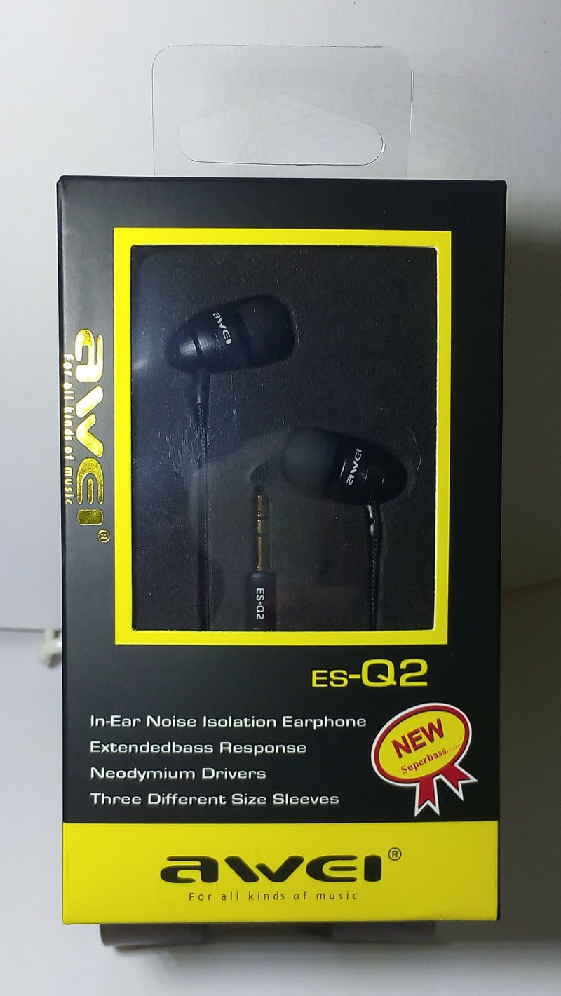 หูฟัง awei ES-Q2 และ ES-Q6 รูปที่ 3