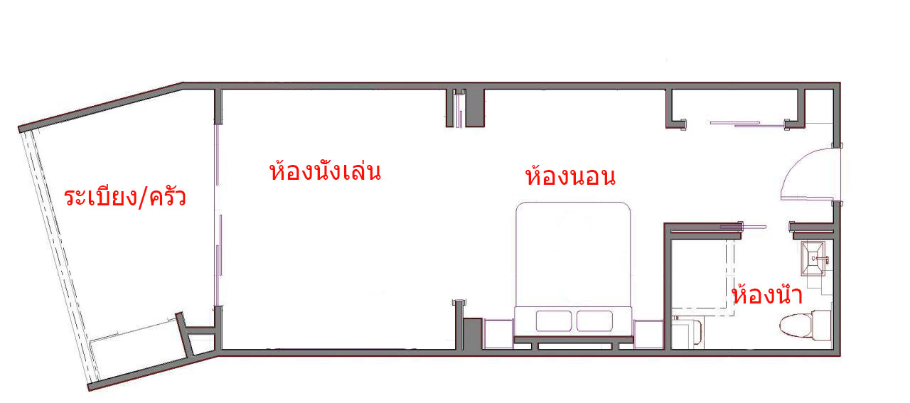 คอนโด Phuket Palace Condominium ป่าตอง ภูเก็ต 50 ตร.ม. วิวดี มีสระว่ายน้ำ ราคาน่าเป็นเจ้าของ รูปที่ 7