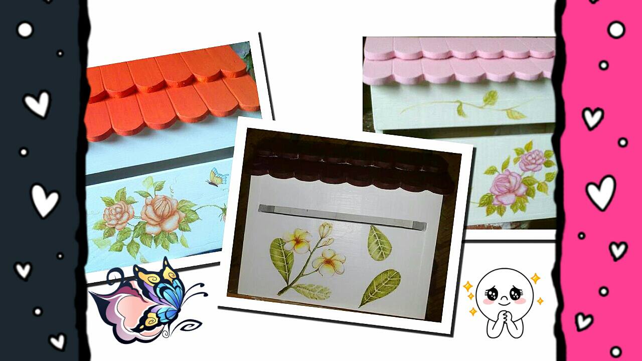 ตกแต่งบ้านด้วยของใช้Handmade เพ้นท์ลาย ทำจากไม้mdf รูปที่ 1