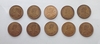 รูปย่อ ขายเหมาเหรียญเก่าสตางค์แดง รัชกาลที่ 9 หลังตราแผ่นดิน พ.ศ. 2500  10 สตางค์ และ 50 สตางค์ รูปที่1
