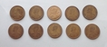 ขายเหมาเหรียญเก่าสตางค์แดง รัชกาลที่ 9 หลังตราแผ่นดิน พ.ศ. 2500  10 สตางค์ และ 50 สตางค์