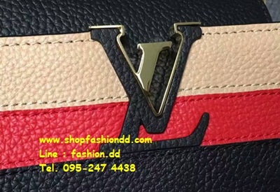 กระเป๋า  Louis Vuitton Capusin in Black Muticolor BB Bag  หนังแท้ทั้งใบ (เกรด Hi-End)   รูปที่ 1