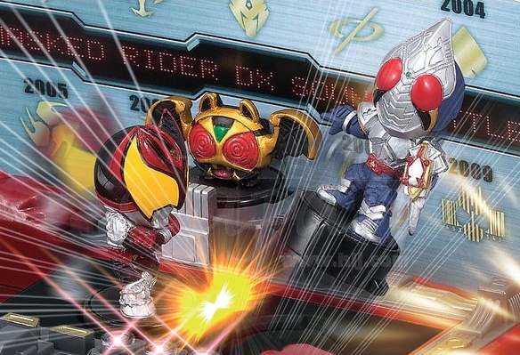 เกมต่อสู้มาสค์ไรเดอร์ เกมเวทีแบทเทิล Masked Rider DX Sound Battle สินค้าสภาพดี ของแท้ลิขสิทธิ์Bandai รูปที่ 3