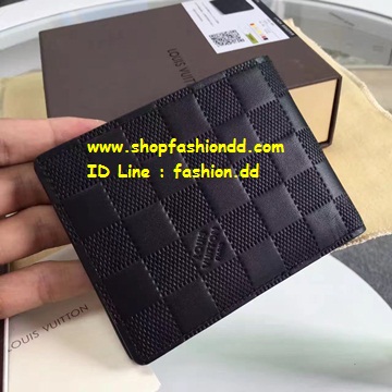 กระเป๋าสตางค์  Louis Vuitton Multiple Damier Infini Wallet หนังแท้ทั้งใบ รุ่นใหม่  (เกรด Hi-End) ์แบบมาใหม่ชน Shop รุ่นยอดนิยม  รูปที่ 1