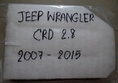 กรองอากาศ Jeep Wrangler 2.8 CRD