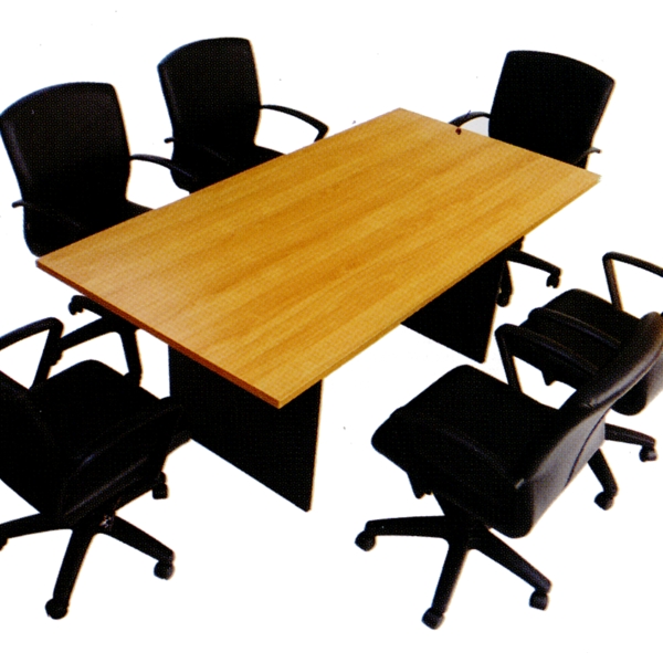 โต๊ะประชุมสี่เหลี่ยมขาไม้ รูปที่ 1