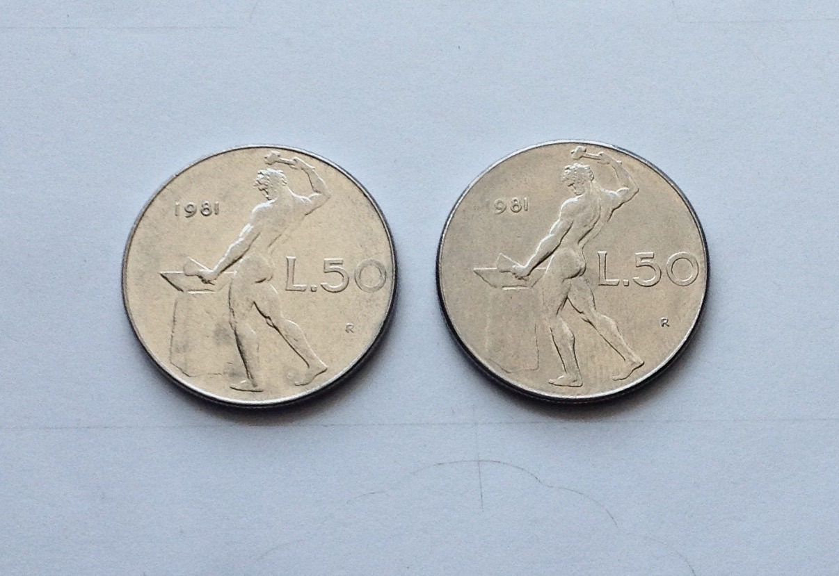 เหรียญเก่าต่างประเทศ REPVVBBLICA ITALIANA ปี ค.ศ. 1981 รูปที่ 1