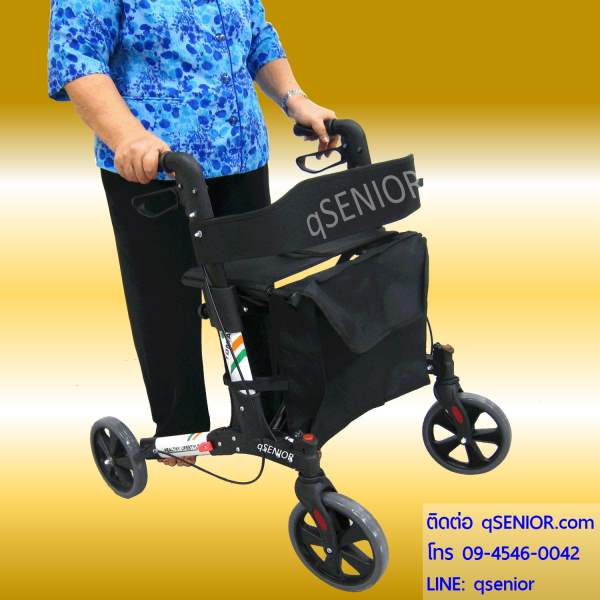 qSENIOR รถเข็นช่วยเดิน หัดเดิน Rollator  รุ่น TN01i รถเข็นผู้สูงอายุ ผู้ป่วย รถเข็นช่วยเดิน หัดเดิน น้ำหนักเบา รูปที่ 6