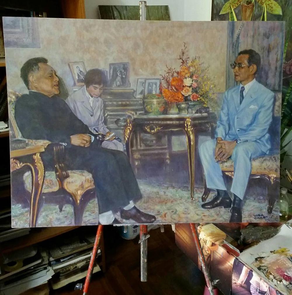 ภาพวาด มิตรภาพ ไทย-จีน รูปที่ 1