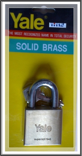 ขายกุญแจทองเหลืองเยลแท้จากอเมริกา (YALE-USA) รูปที่ 1