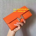Pre-order Hermes wallet Original Epsom in Orange leather (งาน Hiend) หนังแท้   