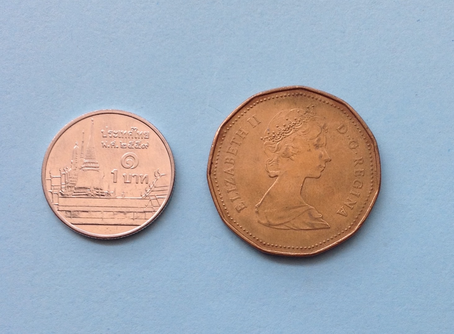 เหรียญเก่าต่างประเทศ ELIZABETH II  1987 รูปที่ 1