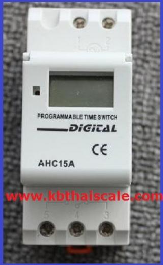 เครื่องตั้งเวลาดิจิตอล ตัวตั้งเวลา รายวัน ติดตั้งแบบ Din Rail Digital timer 15A 12V DC มีแบตเตอรี่ lithium และรีเลย์ ในตัวรายสัปดาห์ ติดตั้งแบบ Din Rail Digital timer 15A 12V DC มีแบตเตอรี่ lithium รูปที่ 1