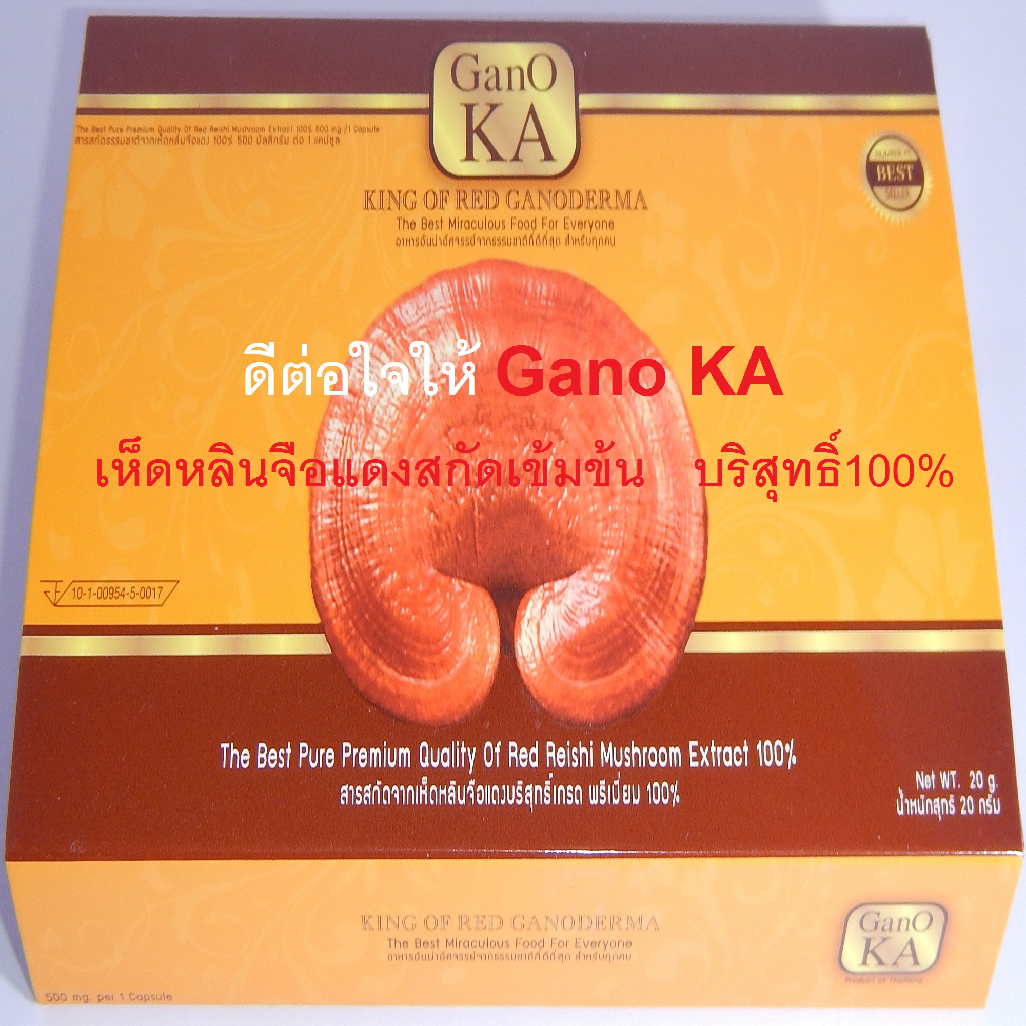 เห็ดหลินจือแดง  GanO KA เห็ดหลินจือแดงบริสุทธิ์ 100% จากธรรมชาติ  รูปที่ 4