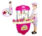 รูปย่อ Jungjiki Toy - ชุดครัวกระเป๋าเดินทางล้อลากสีชมพู รูปที่1
