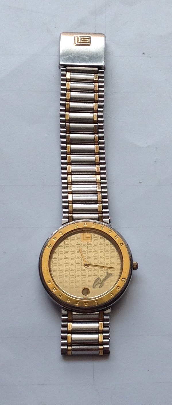ขายนาฬิกาข้อมือชาย GUY LAROCHE ของแท้ ใช้งานได้ตามปกติ รูปที่ 1