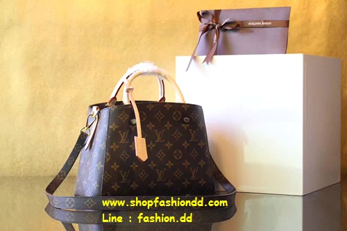 พร้อมส่ง กระเป๋า Louis Vuitton Monogram Canvas Montaigne BB Bag หนังแท้ (เกรด Hi-end) -- กระเป๋าหลุยส์ วิตตอง หนังแท้ รูปที่ 1