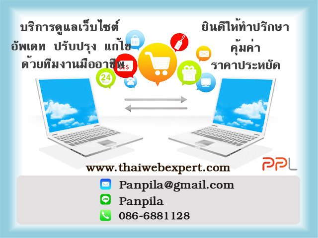 รับดูแลเว็บไซต์ Webmaster (โดย ThaiWebExpert) รูปที่ 4