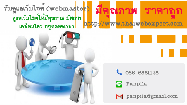 รับดูแลเว็บไซต์ Webmaster (โดย ThaiWebExpert) รูปที่ 6