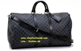 พร้อมส่ง Louis Vuitton Damier Graphite Keepall 50 With Strap Bag (เกรด Hi-End) หนังแท้