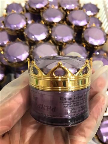 ครีมองุ่น Grape Cream บำรุงผิวหน้าให้ขาวกระจ่างใส ลดสิว ฝ้า กระ ลดรอยดำ รูปที่ 1