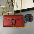 New Gucci Bag สีแดง (เกรด Hi-End) หนังแท้ รุ่นมาใหม่ สวยมากค่ะ 