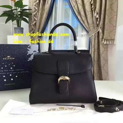 กระเป๋า Delvaux Brillant สีดำ หนังแท้ทั้งใบ ถือสลับกับของแท้ได้เลยค่ะ (เกรด Hi-End Original)  -- กระเป๋า Delvaux Brillant รุ่นขายดี ยอดฮิตค่ะ หนังแท้ -- กระเป๋าตั้งอยู่ทรงสวย งานอะไหล่ปั้มโลโก้ชัดเจนทุกจุด -- Delvaux สีดำ งานHiend Original งานเนี๊ยบสวยเป๊ะ งานดีสุด Original Leather -- ขนาด 20 cm หรือขนาด8 นิ้วนะคะ -- สินค้ามาพร้อมถุงผ้า การ์ด สายสะพายยาว ถุงกระดาษ รูปที่ 1