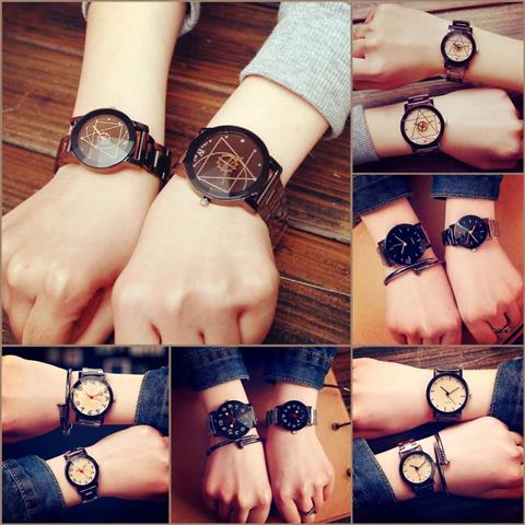 จำหน่าย นาฬิกาแฟชั่นนำเข้าสไตล์เกาหลี นาฬิกาข้อมือคู่รัก รูปที่ 4
