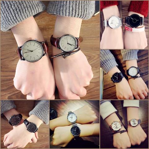 จำหน่าย นาฬิกาแฟชั่นนำเข้าสไตล์เกาหลี นาฬิกาข้อมือคู่รัก รูปที่ 5