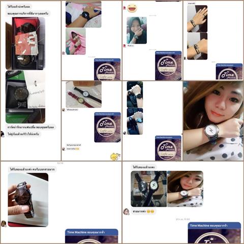 จำหน่าย นาฬิกาแฟชั่นนำเข้าสไตล์เกาหลี นาฬิกาข้อมือคู่รัก รูปที่ 7