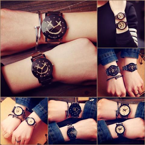 จำหน่าย นาฬิกาแฟชั่นนำเข้าสไตล์เกาหลี นาฬิกาข้อมือคู่รัก รูปที่ 3
