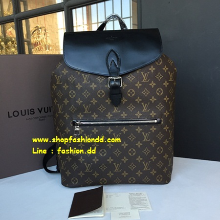 กระเป๋าเป้สะพาย Louis Vuitton Monogram Macassar Canvas Bag (Hi-End)หนังแท้   รูปที่ 1