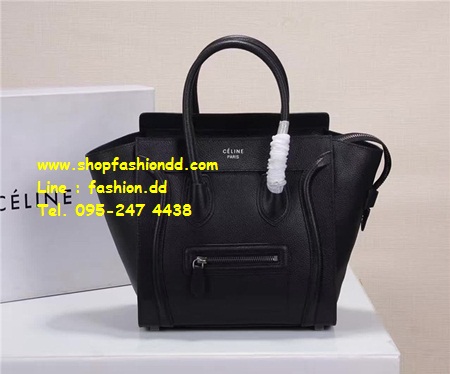 กระเป๋า Celine Luggage ขนาด 10 นิ้ว หนังแท้ทั้งใบ อะไหล่เงิน สวยมากค่ะ (เกรด Hi-End) รูปที่ 1