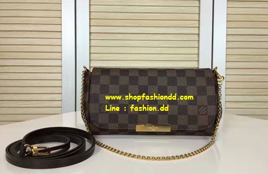 พร้อมส่ง. กระเป๋า Louis Vuitton Damier Ebene Canvas Favorite PM ขนาด 10 นิ้ว (เกรด Hi-end)  รูปที่ 1