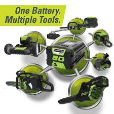 เลื่อยโซ่แบบใช้แบตเตอรี่ greenworks ขนาด 24 V รูปที่ 3
