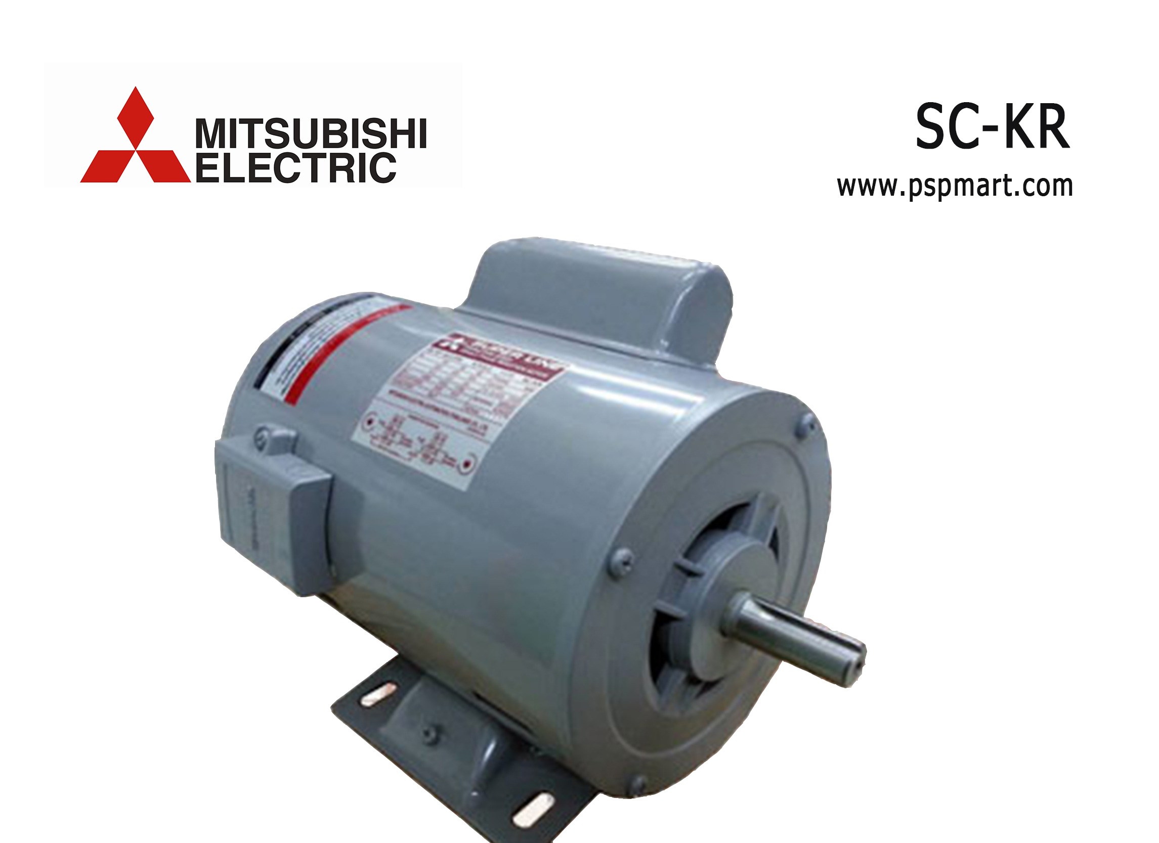 มอเตอร์มิตซูบิชิ 1/4 แรงม้า รุ่น SC-KR 1/4 HP 4 P รูปที่ 2